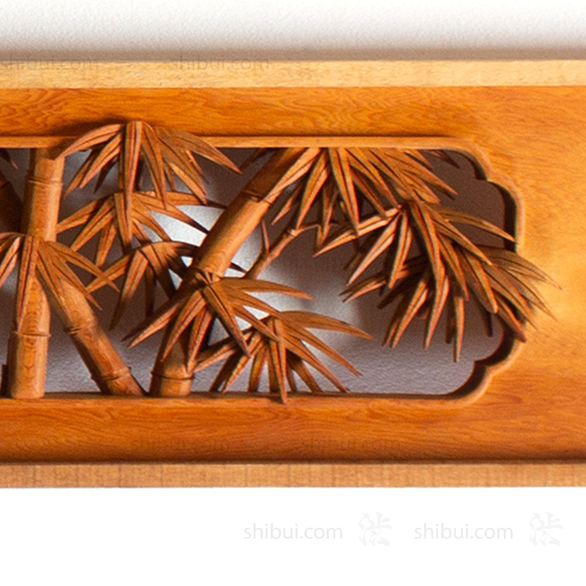 Carved Ranma | Japanese Transom Screen | Sugi (Japanese Cedar) | Japanese Architectural Decor