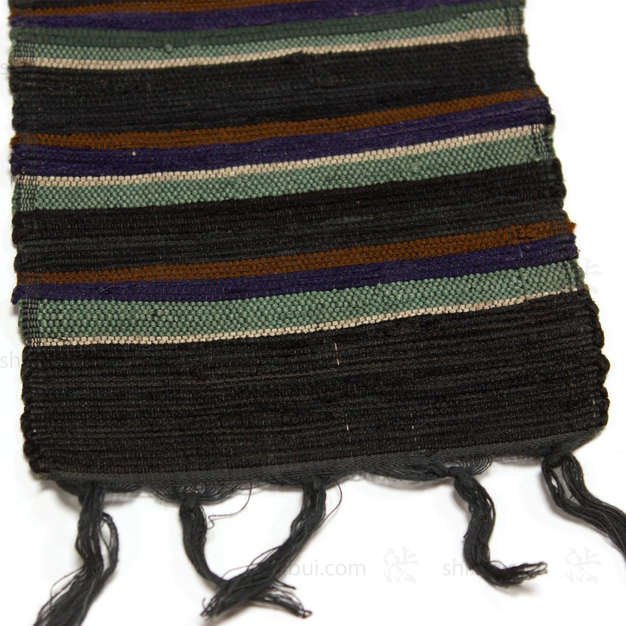 Sakiori Obi | Silk Rag Weave Upcycled Belt.