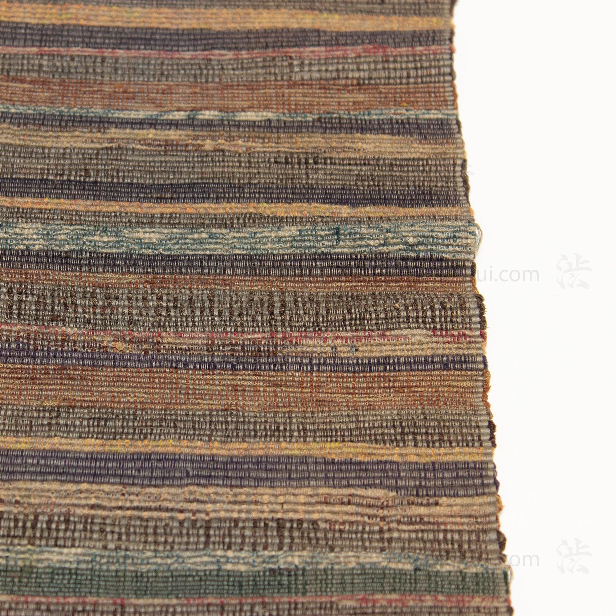 Sakiori Obi | Recycled Silk Upcycled Ragweave Belt.