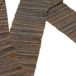 Sakiori Obi | Recycled Silk Upcycled Ragweave Belt.