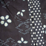 Antique Japanese Boro, Shibori, Sashiko Indigo Kimono