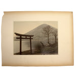 Hand Colored Japanese Albumen Photo | 1131 NANTAISAN FROM CHUZENJI