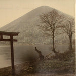 Hand Colored Japanese Albumen Photo | 1131 NANTAISAN FROM CHUZENJI