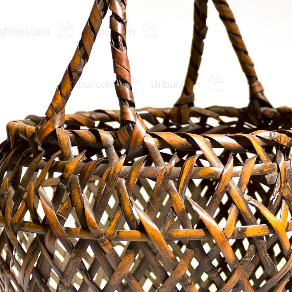 Hanakago Japanese Bamboo Ikebana Flower Basket