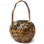 Japanese Bamboo Ikebana Flower Basket