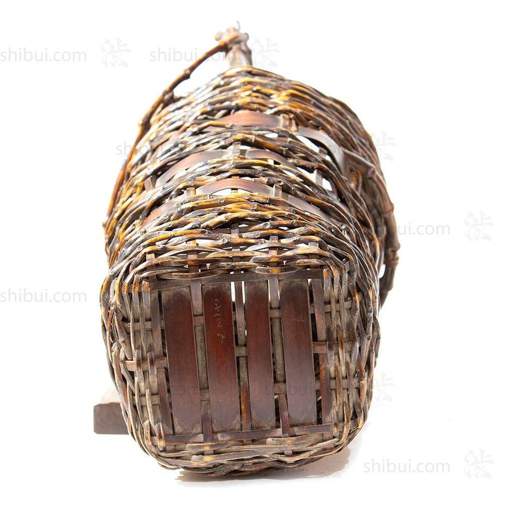 Hanakago Japanese Bamboo Ikebana Flower Basket