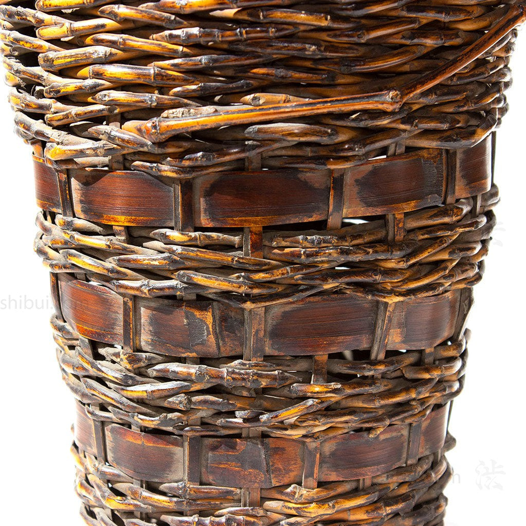 Hanakago Japanese Bamboo Ikebana Flower Basket