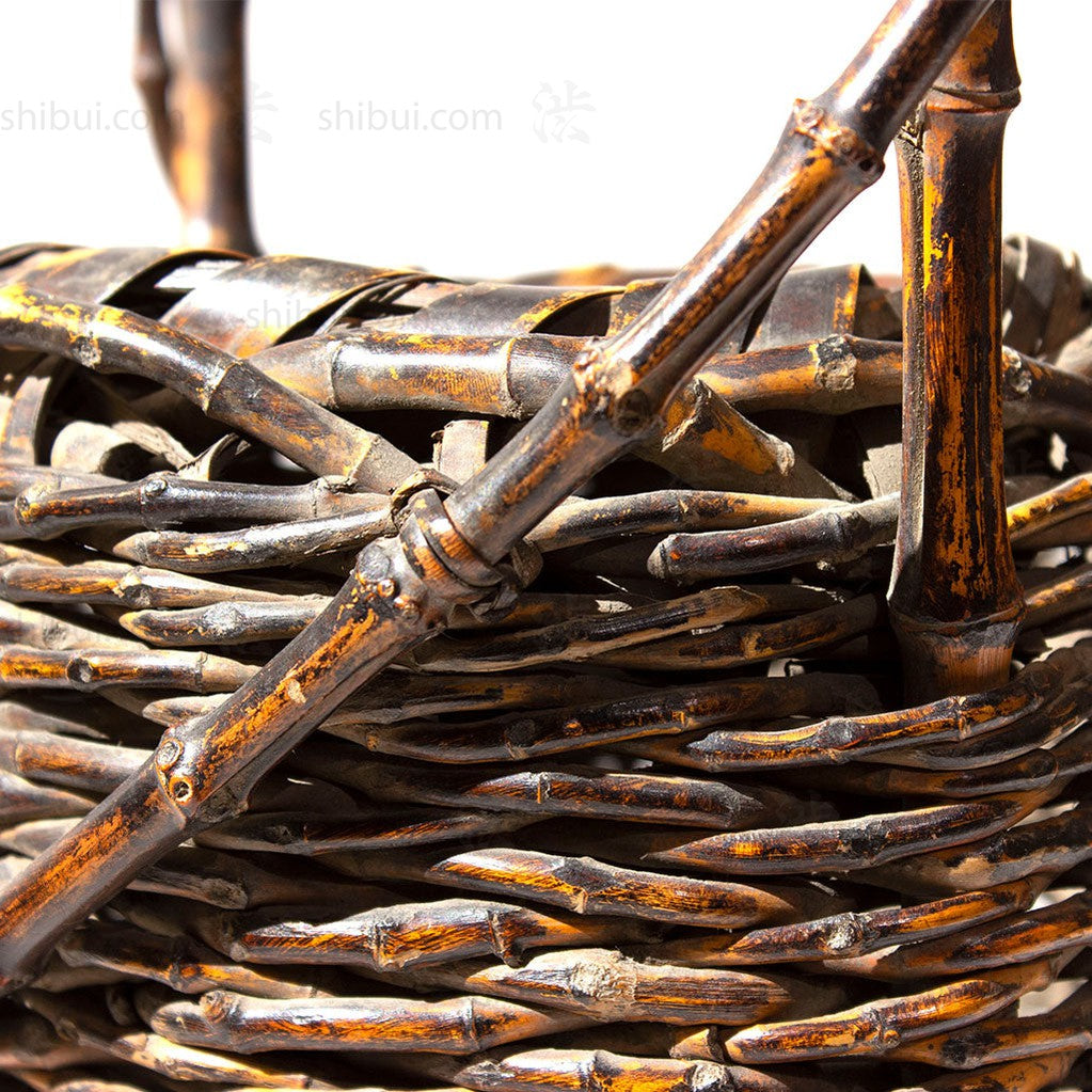 Hanakago Japanese Bamboo Ikebana Flower Basket