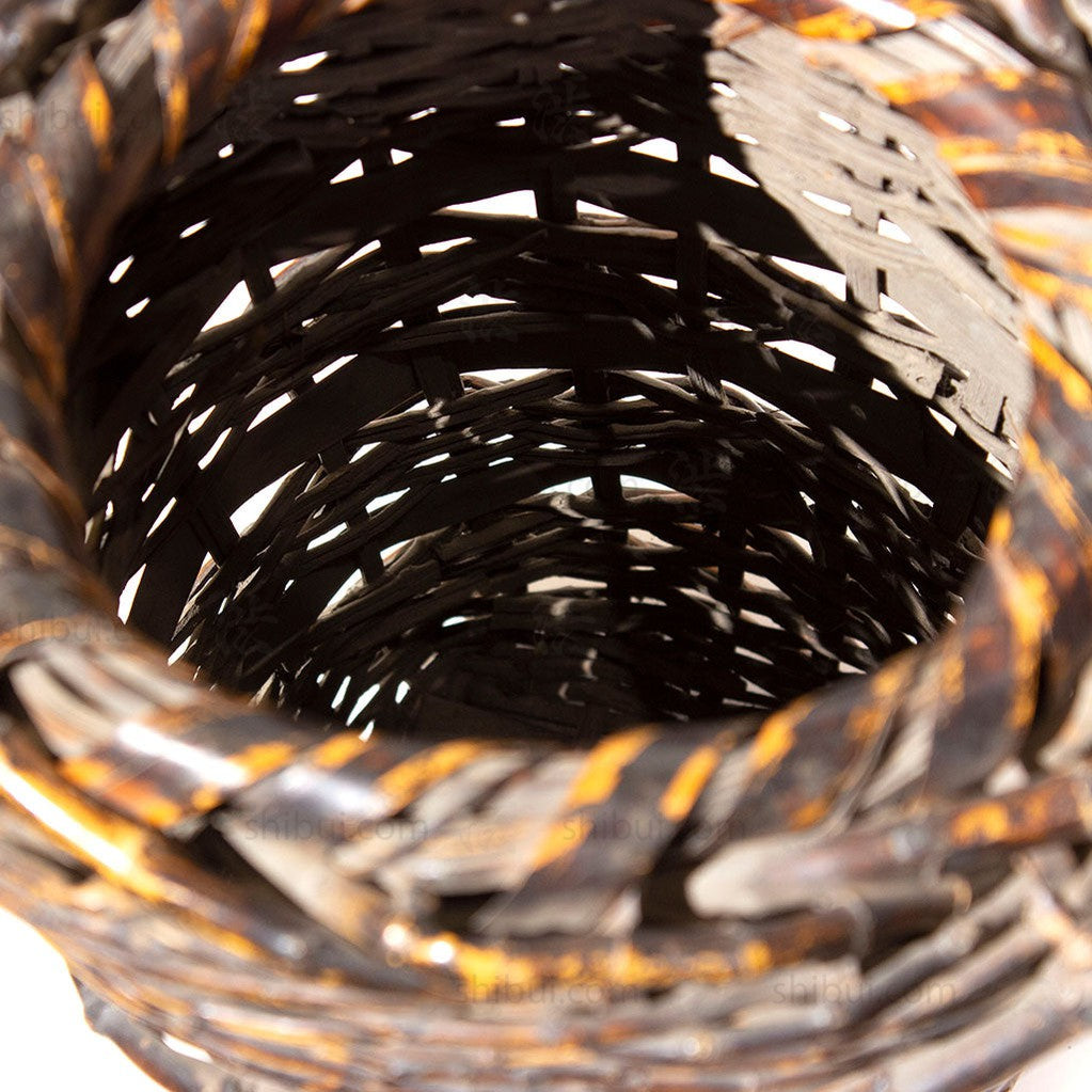 Hanakago Japanese Bamboo Ikebana Flower Basket