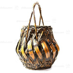 Hanakago Japanese Bamboo Ikebana Flower Basket