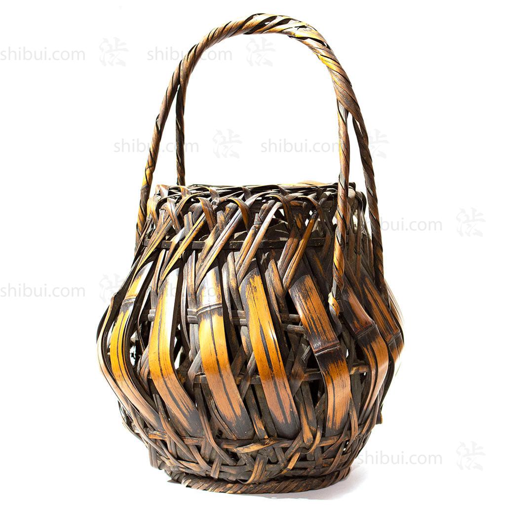 Hanakago Japanese Bamboo Ikebana Flower Basket