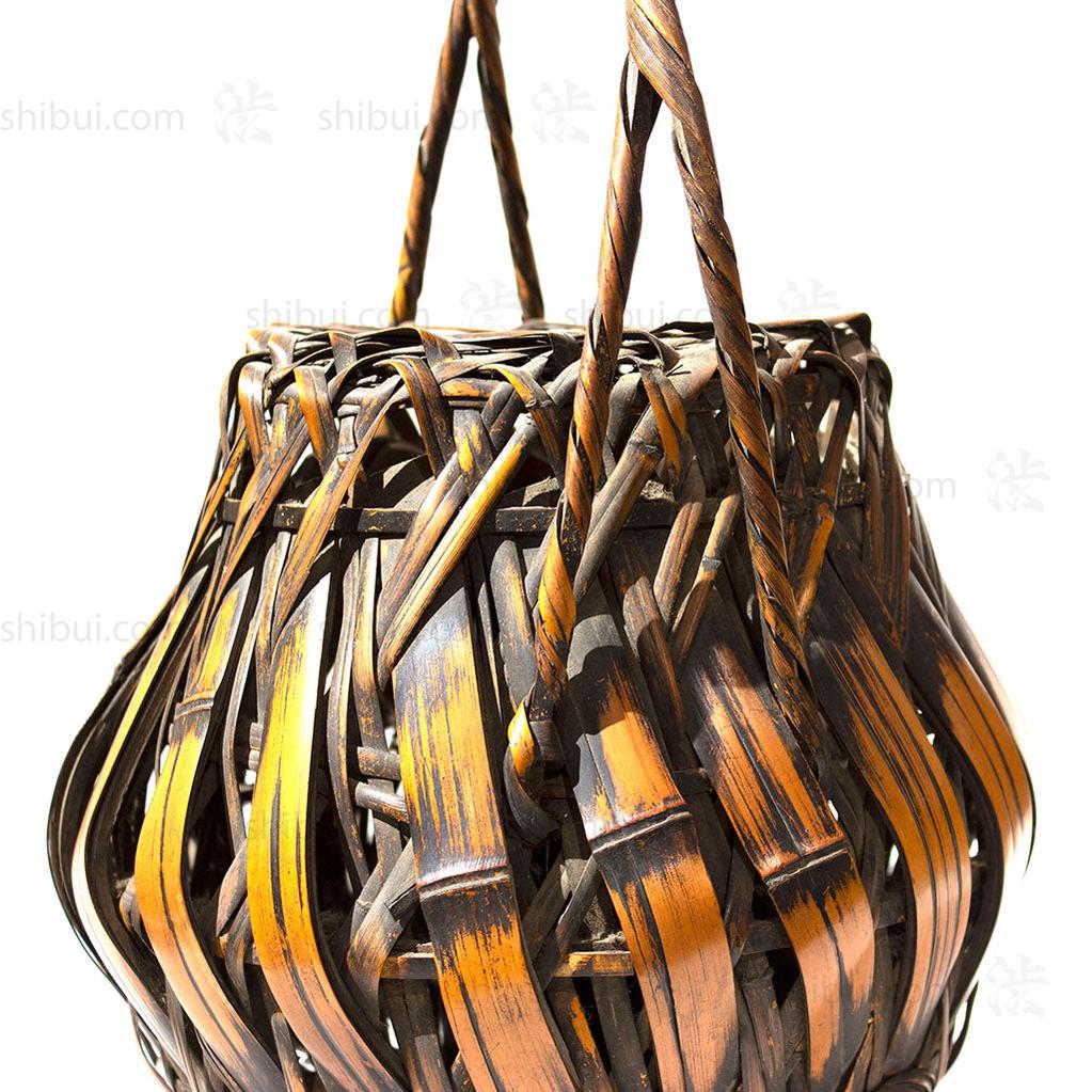 Hanakago Japanese Bamboo Ikebana Flower Basket