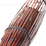 Signed Wall Hanging Japanese Bamboo Ikebana Flower Basket with Box