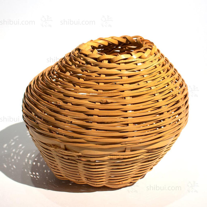 Hanakago Japanese Bamboo Ikebana Flower Basket