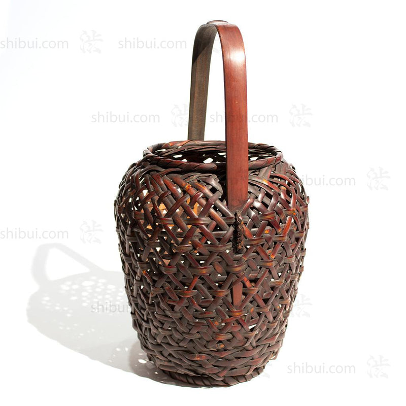 Hanakago Japanese Bamboo Ikebana Flower Basket