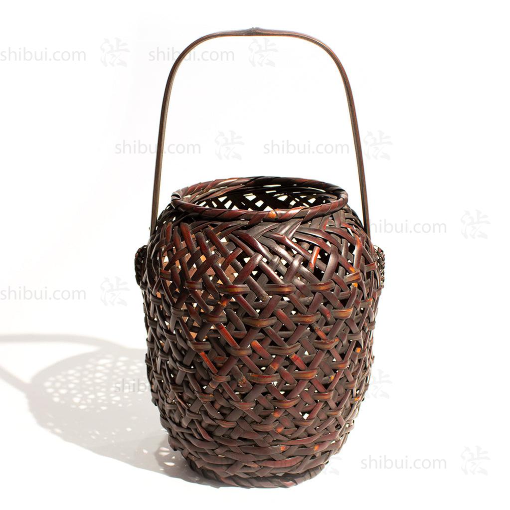 Hanakago Japanese Bamboo Ikebana Flower Basket
