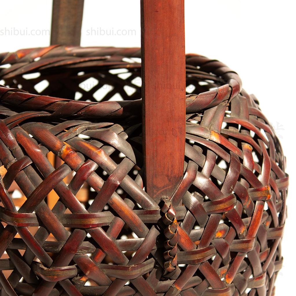 Hanakago Japanese Bamboo Ikebana Flower Basket