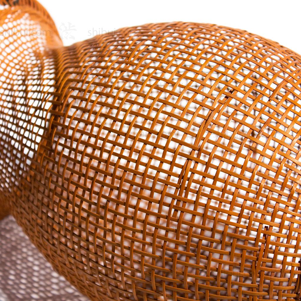 Delicate Japanese Bamboo Ikebana Flower Basket