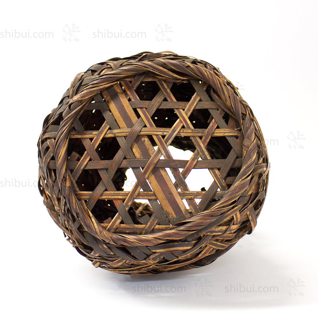 Japanese Bamboo Ikebana Flower Basket