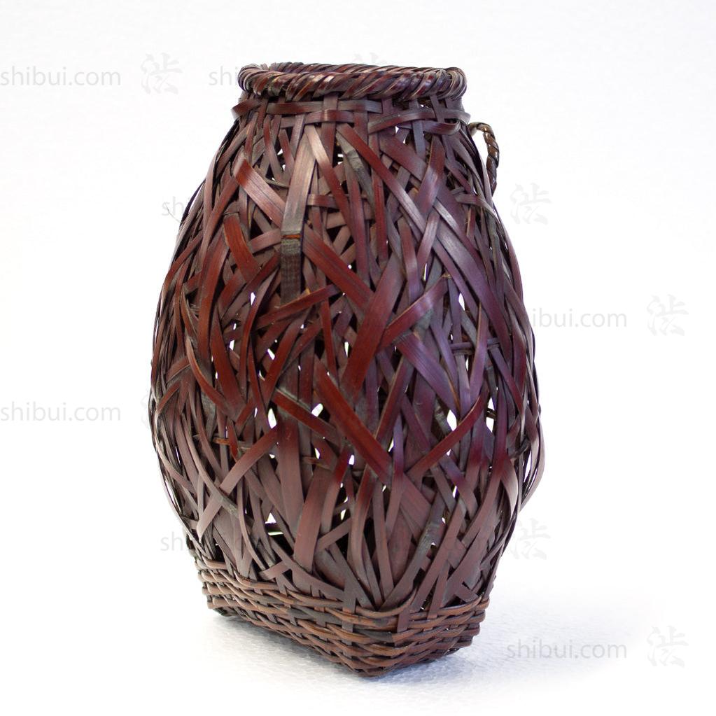 Japanese Bamboo Ikebana Flower Wall Basket