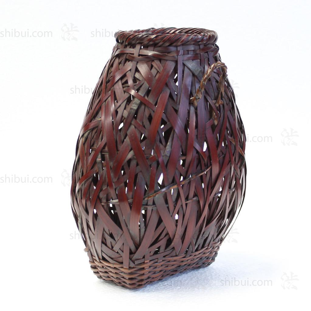 Japanese Bamboo Ikebana Flower Wall Basket