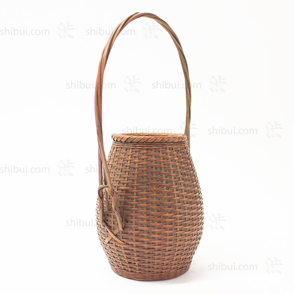 Iwao Honann Signed Ikebana Basket