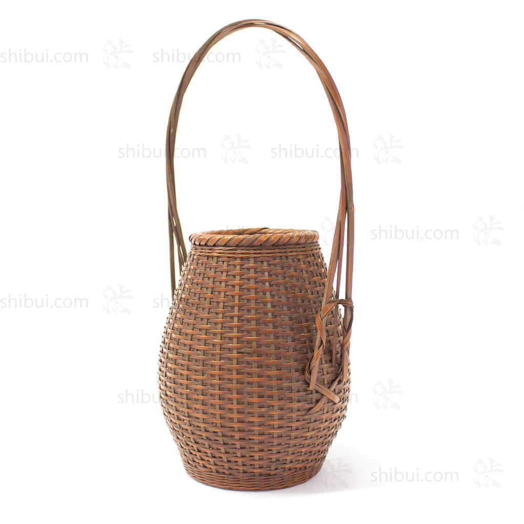 Iwao Honann Signed Ikebana Basket