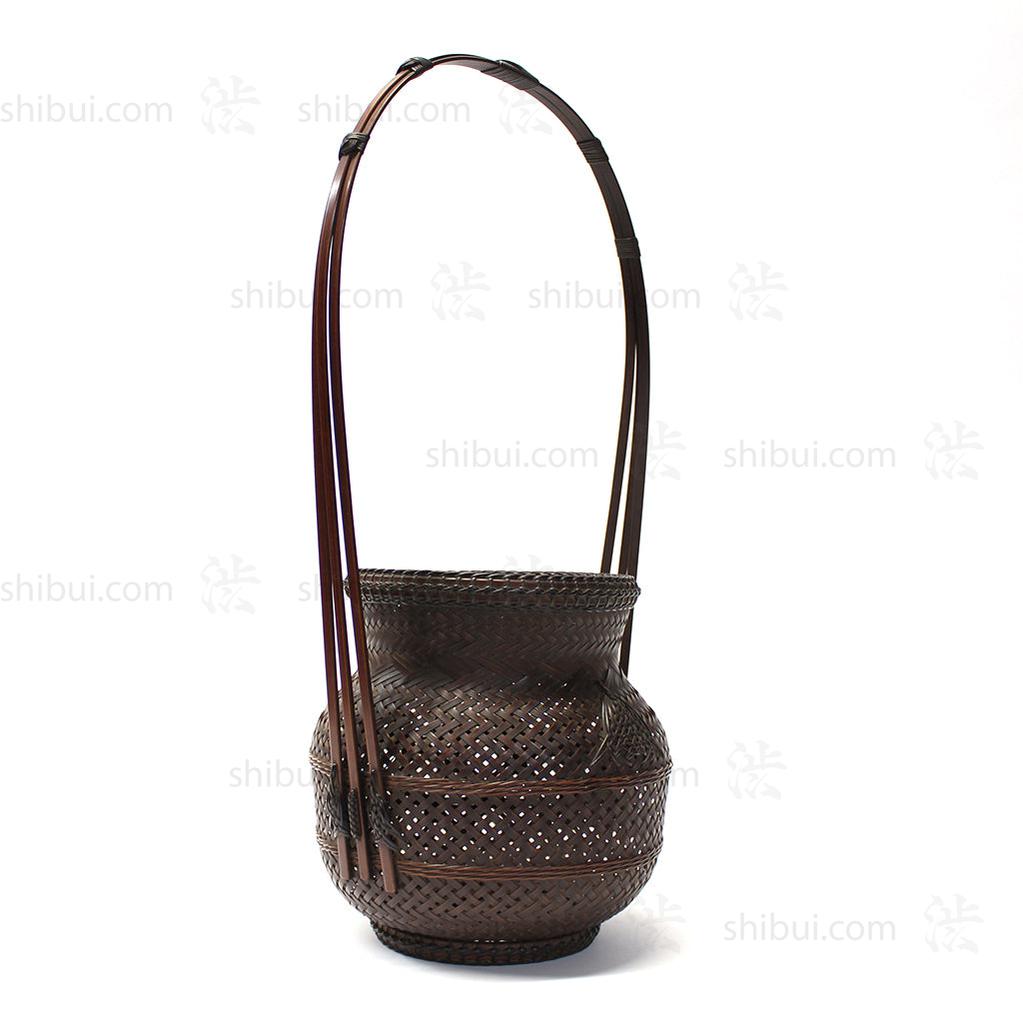 Hanakago Japanese Karamono Style Bamboo Ikebana Flower Basket