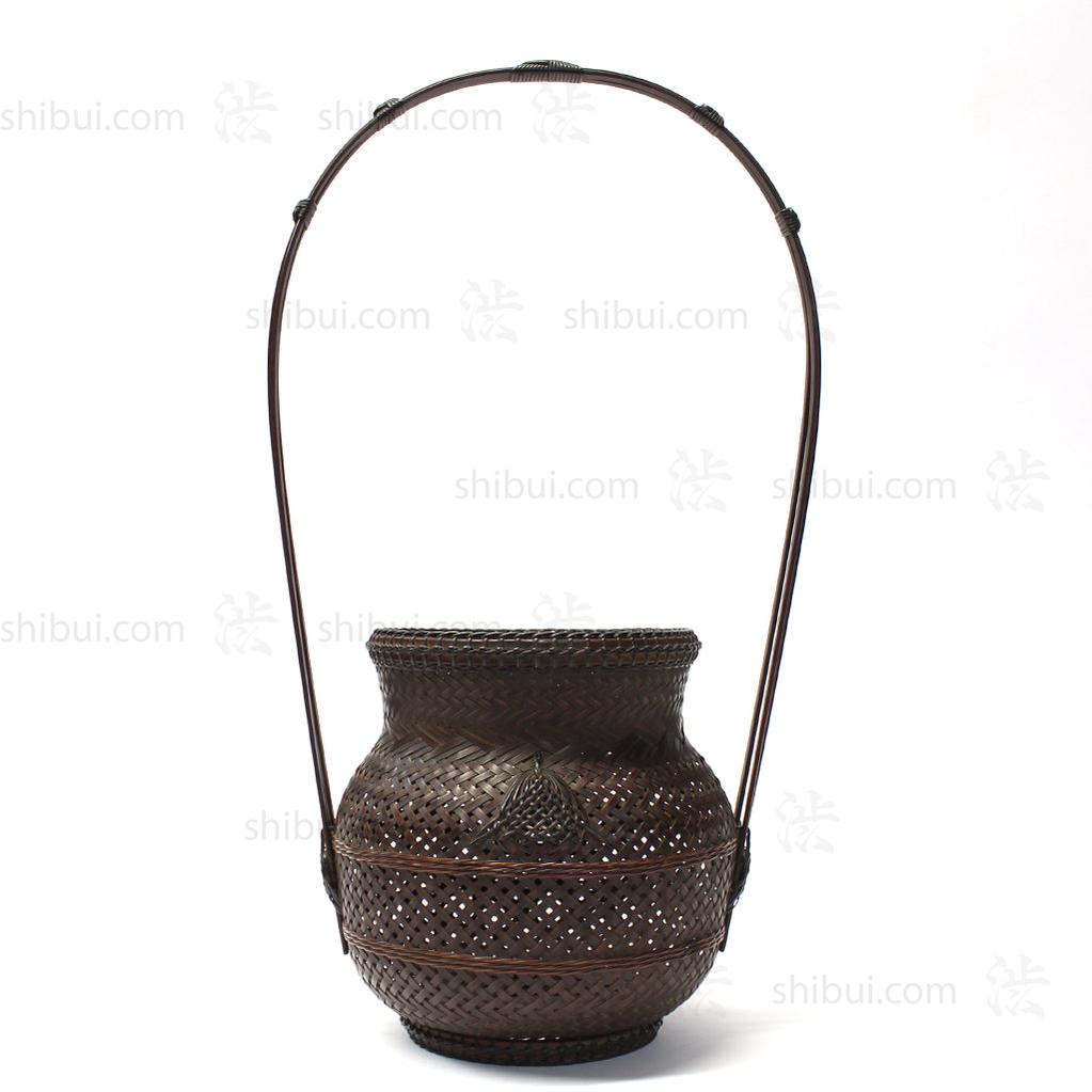 Hanakago Japanese Karamono Style Bamboo Ikebana Flower Basket