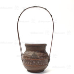 Hanakago Japanese Karamono Style Bamboo Ikebana Flower Basket