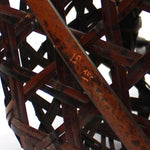 Japanese Bamboo Ikebana Flower Basket