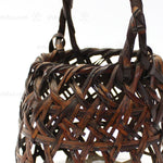 Japanese Bamboo Ikebana Flower Basket