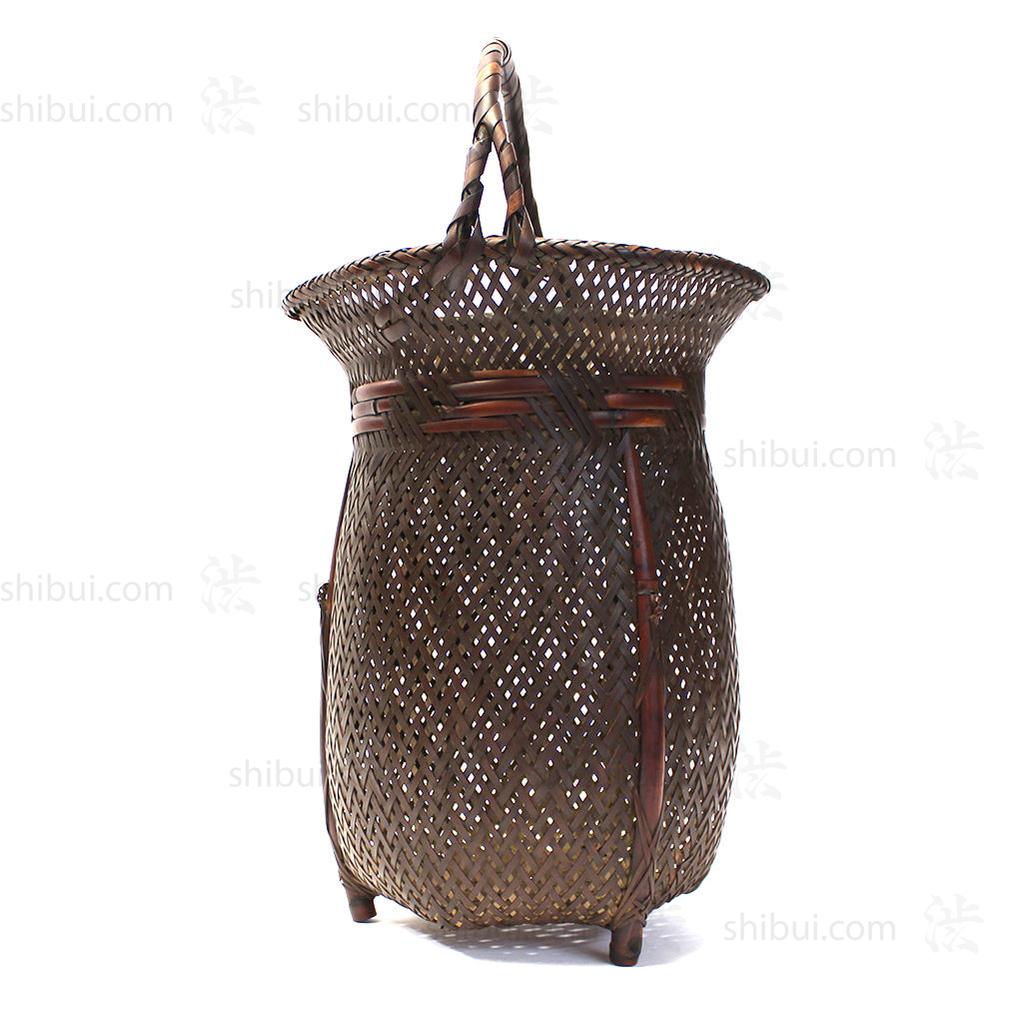 Signed Ikebana Flower basket