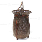 Signed Ikebana Flower basket