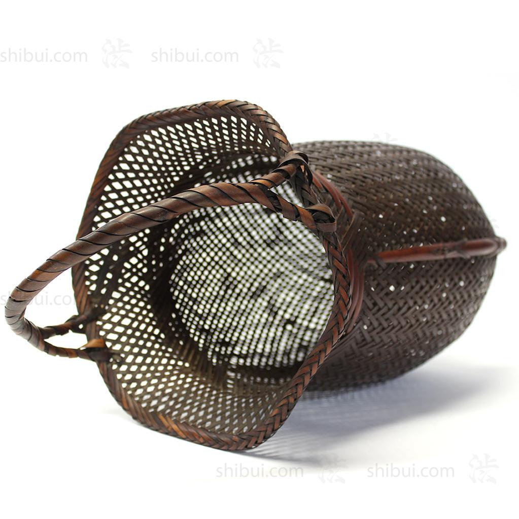 Signed Ikebana Flower basket