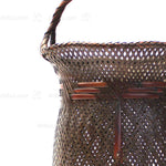 Signed Ikebana Flower basket