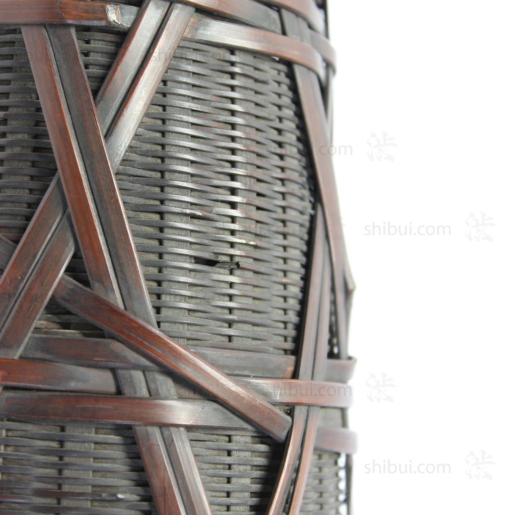 Tall Hanakago Japanese Bamboo Ikebana Flower Basket