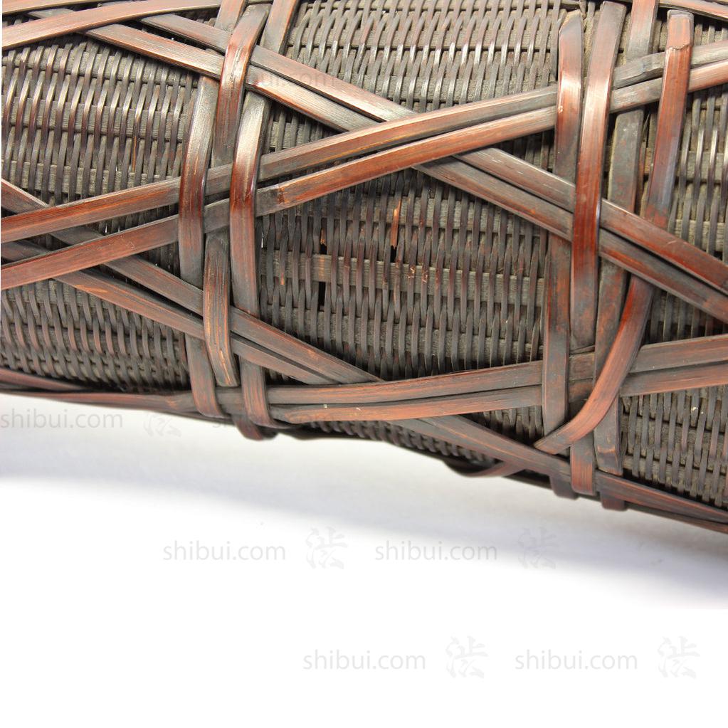 Tall Hanakago Japanese Bamboo Ikebana Flower Basket