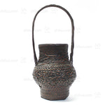 Japanese Bamboo Ikebana Flower Basket