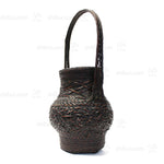 Japanese Bamboo Ikebana Flower Basket
