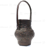 Japanese Bamboo Ikebana Flower Basket