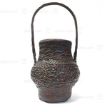 Japanese Bamboo Ikebana Flower Basket