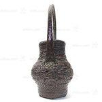 Japanese Bamboo Ikebana Flower Basket