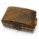 Japanese Antique Bamboo & Rattan Woven Bento Basket
