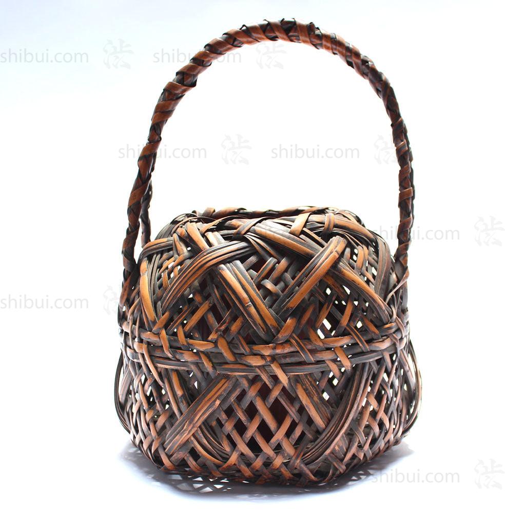 Hanakago Japanese Bamboo Ikebana Flower Basket