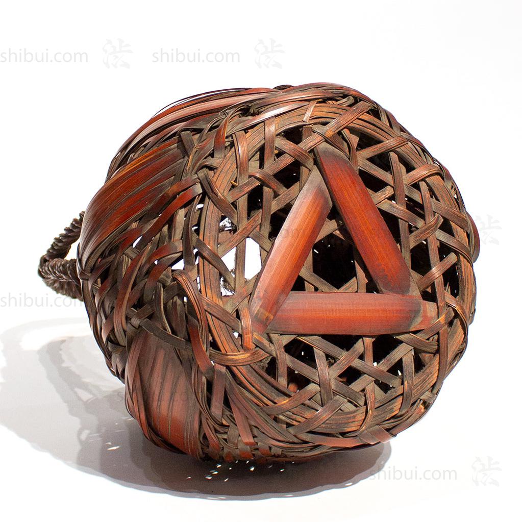 Bamboo Basket with Rope Style Handle