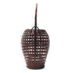 Finely Woven Karamono Style Japanese Flower Basket.