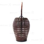 Finely Woven Karamono Style Japanese Flower Basket.