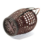 Finely Woven Karamono Style Japanese Flower Basket.