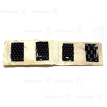 indigo color samples of fabric